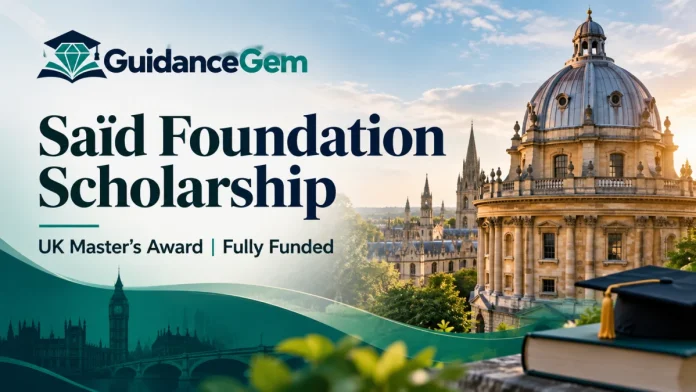 Saïd Foundation Scholarship