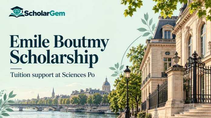 Emile Boutmy Scholarship