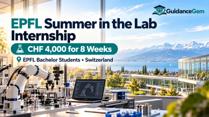 EPFL Summer in the Lab Internship