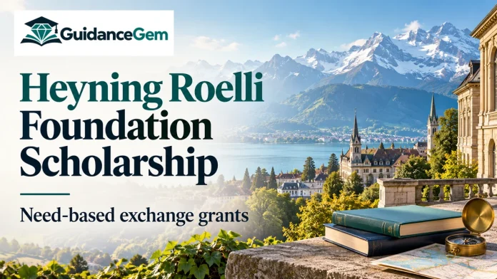 Heyning Roelli Foundation Scholarship
