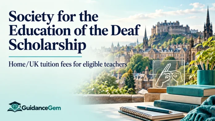 Society for the Education of the Deaf Scholarship