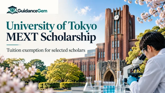 University of Tokyo MEXT Scholarship