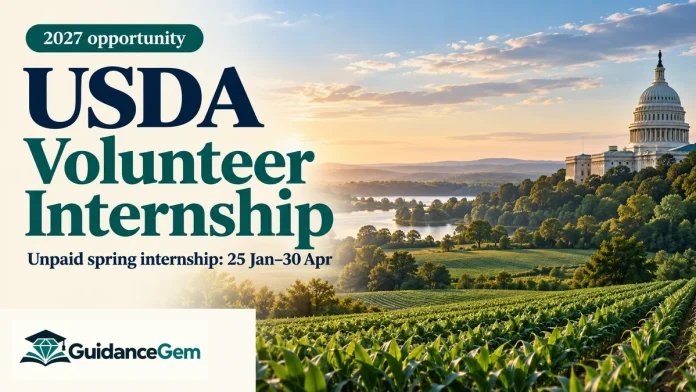 USDA Volunteer Internship