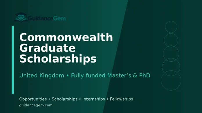 Commonwealth Graduate Scholarships